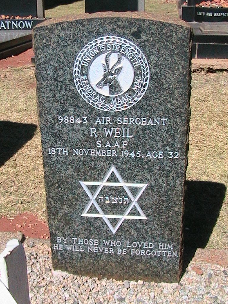 Photo from /search/photos/South Africa/Gauteng/JOHANNESBURG (WEST PARK) CEMETERY/JOHANNESBURG (WEST PARK) CEMETERY_weil_r.jpg